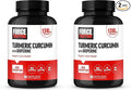 Force Factor Turmeric Curcumin Supplement with Black Pepper, Joint Support Supplement with BioPerine for Enhanced Absorption, No Gelatin, Non-GMO, 90 Capsules (Pack of 2)