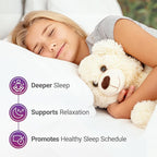 Nested Naturals Luna Kids Sugar-Free Sleep Aid Tablets for Children 4+ - Naturally Sourced Ingredients - Herbal Sleep Supplement with Chamomile, Melatonin, Valerian & Lemon Balm - 60 Chewable Tablets