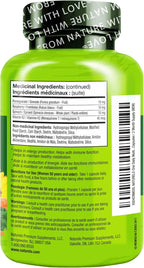 NATURELO One Daily Multivitamin for Women 50+ (Iron Free) - Menopause Support for Women Over 50 - Whole Food Supplement - Non-GMO - No Soy - 60 Capsules - 2 Month Supply
