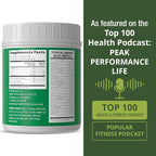 Peak Performance Hydrolyzed Bone Broth + Collagen Unflavored Protein Peptides Powder - Contains All Collagen Types: 1, 2, and 3 - Pure Pasture Raised Grass Fed, Paleo Friendly, Gluten + Dairy Free