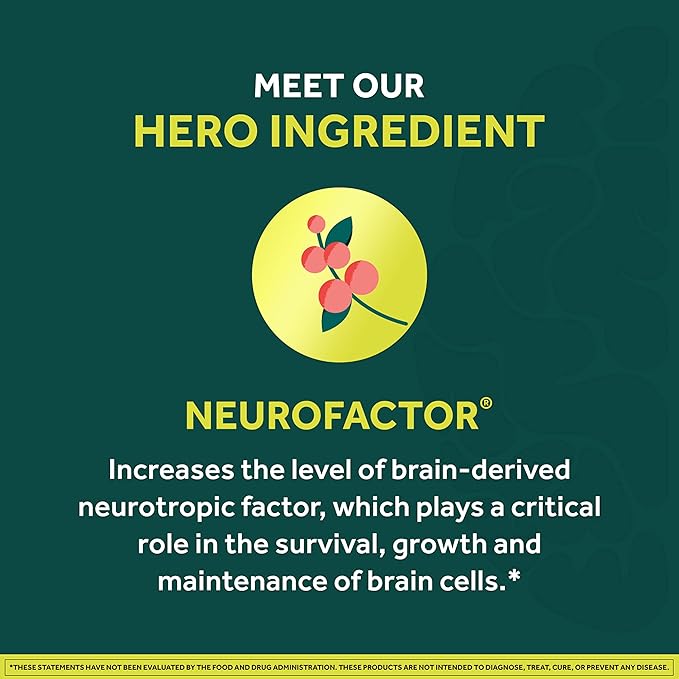 NEURIVA Brain + Energy Gummies, Nootropic Brain Supplements for Focus and Concentration with Neurofactor, Vitamin B12 & Caffeine for an Energy Boost*, 75ct Natural BlackBerry, (Pack of 2)