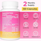 70 Billion CFUs Vaginal Probiotics, PH Balance with Probiotic & Prebiotic & D-Mannose, Women Probioticos for Odor & Flora, Yeast, vag, Urinary Health, GMO-Free, 60 Days Supply