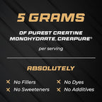 Sandhu's Creapure German Creatine Monohydrate Powder Supplements for Men & Women, Unflavored, 60 Servings (Pack of 1), 10.58 Oz, Sport Supplement Supports Lean Muscle Building