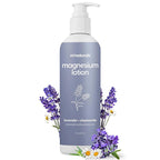 Lavender & Chamomile Magnesium Lotion for Sleep, Relaxing Nightime Cream for Leg Cramps, Sore Feet and Joints | With Moisturizing Shea Butter, Coconut Oil, Collagen, Stem Cells, 8 fl oz by M3
