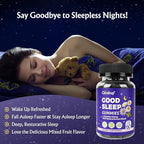 Sleep Gummies No Melatonin - Kids Sleep Gummies with L-Theanine, Magnesium & Herbal Blend, 60 Vegan Sleep aids for Adults, Reduces Nighttime Overthinking