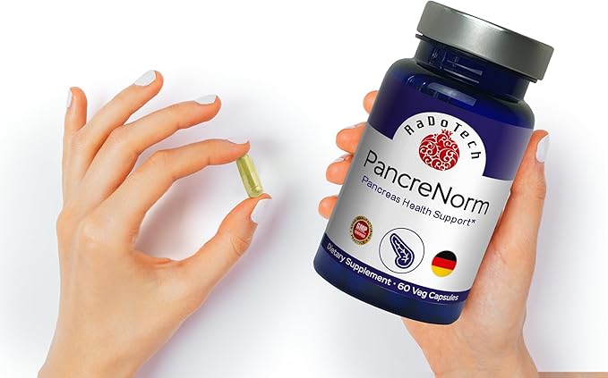 PancreNorm Supplements with Pancreatic Support and Heart Health, Supports Sugar Craving, Muscle Repair and Appetite Control, 60 Veg Capsules, GMP