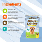 Pet Naturals Allergy Plus Calming Soft Chews for Dogs, Support for Seasonal Allergies, Paw Licking, Itchy Skin, Everyday Stress, Skin Health & Immune Health, 60 Count
