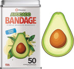 BioSwiss Bandages, Avocado Shaped Self Adhesive Bandage Set, Latex Free, Sterile Wound Care, 50 Count