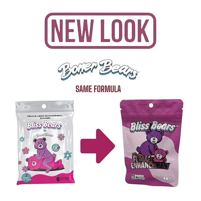Bliss Bears Female Gummies (Pack of 2)