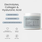 Perelel Hydration Powder, Electrolyte Supplement with Collagen & Hyaluronic Acid, Mango Lemonade Flavor, Soy & Gluten Free, Non GMO, No Added Sugar, 28 Servings