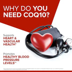 Qunol Ultra CoQ10 100mg 3X Better Absorption Patented Water and Fat Soluble Natural Supplement Form Coenzyme Q10 Antioxidant for Heart Health Packs Softgels, 120 Count