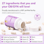 Premom Male Sperm Fortify Capsules - Male Fertility Supplements for Men - Prenatal Vitamins for Women Bundle – Conception for Her Multivitamin – 120 Count