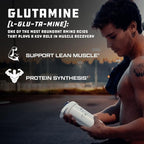 Cutler Essentials 100% Pure L-Glutamine for Enhanced Recovery, Lean Muscle Support and Improved Protein Synthesis | Unflavored, 60 Servings