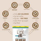 Designer Wellness, Designer Lite, Low Calorie Natural Protein, Prebiotic Fiber, Key Vitamins & Minerals, Chocolate Cookies & Cream, 25.6 Ounces