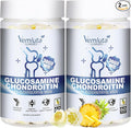 2 Packs Glucosamine Chondroitin Gummies - 3000MG Extra Strength Joint Support Supplement with MSM, Flexibility, Antioxidant Immune Support Gummy for Adults, Men & Women - 120 Cts