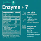 Digestive Enzymes with ox Bile - Supplements for No Gallbladder - Helps Digest Meals Small or Large - Including HCL - Pepsin - Papain & Bromelain - Purified Bile Salts - Gallbladder Support 60ct