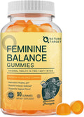 Feminine Balance Gummies, Probiotics Gummies for Women - pH Balance, Odor Control, Vaginal Flora & Digestive Health - Vaginal Probiotic with Vitamin C for Immune, Hawaiian Pineapple Flavor, 90 Gummies