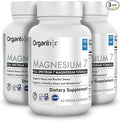 Organixx Magnesium 7 Supplement, Natural Magnesium Capsules for Sleep Support, Muscle Recovery, with Vitamin B6 and Manganese Citrate and Glycinate, Vegan, Non GMO, 180 Count (60 Capsule 3 Pack)