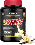 ALLMAX ISOFLEX Pure Whey Isolate Protein Powder - Gluten Free, Low Lactose, Sugar-Free - High-Protein, Clean, Keto-Friendly for Pre Post Workout Supplement for Women and Men | Vanilla, 5lb