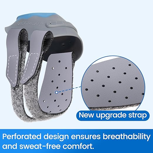 Velpeau CMC Thumb Brace for Osteoarthritis - with Shape-memory Restriction Splint, CMC Joint Stabilizer, Basal Thumb Arthritis Pain Relief and Support for Women and Men (Blue, Left Hand, Large)
