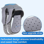 Velpeau CMC Thumb Brace for Osteoarthritis - with Shape-memory Restriction Splint, CMC Joint Stabilizer, Basal Thumb Arthritis Pain Relief and Support for Women and Men (Blue, Left Hand, X-Small)