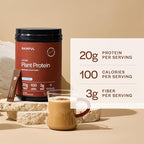 Gainful Lean Plant Protein Powder, 20g Plant Protein per Serving, Unflavored, Supports Lean Muscle, Metabolism, & Satiety, with Green Tea Extract, Digestive Enzymes, Organic Fiber, Vegan, 14 Servings