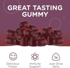 Zahler Chapter One Vitamin D3 K2 Gummies, Contains 1000IU of Vitamin D3 and 45MCG of Vitamin K2, D3 & K2 Gummy Supplement, Kosher, 60 Gummies