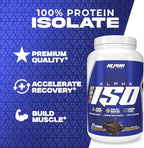 Alpha Supps ISO, Low Carb 100% Whey Protein Isolate Powder, 25 Grams Per Serving, Helps Support Muscle Growth, Low Sugar and Gluten Free (Chocolate Cake, 2 lb)