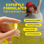 Vegan Evening Primrose Oil 2000mg with Vitamin E & B6 – 60 Vegan Softgels| Pure Cold Pressed I 180mg GLA per Capsule I Women's Health I Premium Quality I by Prowise Healthcare