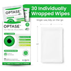 OPTASE TTO Eyelid Cleansing Wipes, 30 Count – Individually Wrapped Tea Tree Oil Eyelid Wipes – Preservative-Free Formula for Daily Use – Eye Doctor Recommended Tea Tree Eye Lid Cleanser