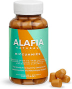 Alafia Naturals Miggummies - World's First Cranial Comfort and Support Gummy - Magnesium Glycinate, Butterbur, Feverfew, CoQ10, Vitamin B2 400mg Riboflavin 400mg 60ct