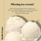 Keto Chow Vanilla Cream - Keto Meal Replacement Shake Powder - Nutritionally Complete - Low Carb - Delicious Easy Meal Substitute - Protein Rich & Dairy Free - Single Meal Serving