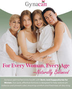 Boric Acid Vaginal Suppositories Advanced Feminine pH Balance Support, Odor Control & Itch Relief, Pure & Gentle Intimate Care, Easy-Insert Applicator