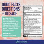 WELMATE Urinary Pain UTI Relief Maximum Strength (Phenazopyridine HCL) - Improve Urinary Tract Health & Bladder Control, Urgency, & Discomfort | Over-The-Counter Medication for Men & Women (72 Pills)
