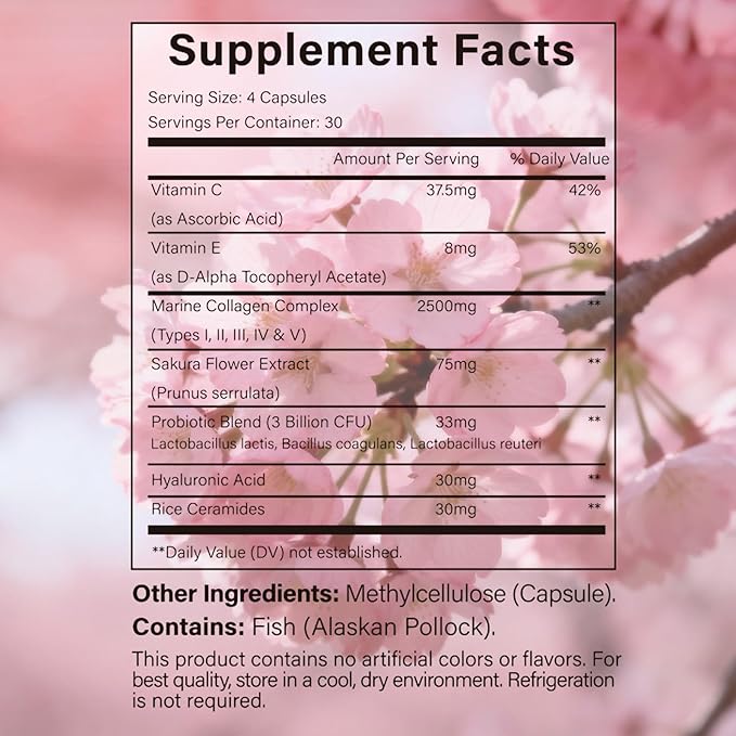 Women's Vaginal Probiotic Supplement for Intimate Health & pH Balance | with Hyaluronic Acid, Multi-Collagen, Vitamin C | Supports Comfort, Moisture & Antioxidant Defense | 120 Capsules (1)