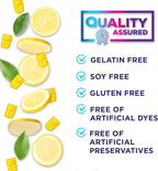 Hydration Electrolyte Gummies - Daily Liquid Replenisher Gummy - Electrolyte Multiplier with Minerals, Potassium & Real Salt - Vegan, Non-GMO - Tasty Lemon Flavor Hydration Electrolytes - 120 Gummies