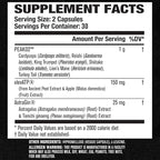 Jacked Factory Build-XT Daily Muscle Builder & Performance Enhancer - Muscle Building Supplement for Muscular Strength & Growth | Trademarked Ingredients Peak02, ElevATP, & Astragin - 60 Veggie Pills
