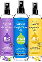 Magnesium Spray, Pure Magnesium Oil Spray for Feet,Ideal Gift for Muscle Relaxation&Better Sleep,Rapid Absorption,Quick Drying Without Residue-Unflavored.