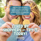 Protein Chips, 15g Protein, 3g Net Carbs, Gluten Free, Keto Snacks, Low Carb Snacks, Protein Crisps, Keto-Friendly, Made in USA (Sea Salt Vinegar, 7 Pack)