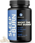 Night Time Fat Burner to Shred While You Sleep | Belly Fat Burner, Carb Blocker and Weight Loss Support Supplements | Lose Weight, Support Metabolism and Fall Asleep | 120 Nighttime Diet Pills