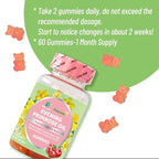 Evening Primrose Oil Gummies, Superior Women's Multi, Support PMS Balances Hormones & Keep Skin Smooth, 60 Count
