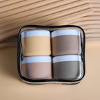 kuangre Travel Containers for Toiletries, Silicone Cream Jars BPA-Free, Leak-proof 1.35oz Travel Size Containers, Portable Size Silicone Jars with Lid for Cosmetic Face Hand Body Cream (4 Pack)