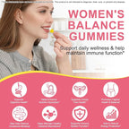 Vaginal Probiotics Gummies, Premium Feminine Balance Gummies for Women, Vaginal Probiotics for Women pH Health Supplement, Promote Healthy Vaginal Odor & Vaginal Flora, 60 Count