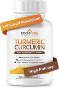 Organic Turmeric & Ginger Capsules - Turmeric Curcumin with Ginger & BioPerine, 95% Curcuminoids - Joint, Digestion, Immunity Support, Black Pepper Extract for Increased Absorption