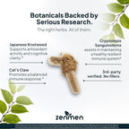 Zenmen Tick Immune Support Supplement - Improved Formula - Japanese Knotweed, Cat's Claw, Chinese Skullcap, Cryptolepis Sanguinolenta, Sweet Wormwood - 90 Vegan Capsules, Made in The USA