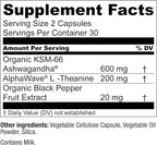 Live Conscious KSM-66 Ashwagandha Supplement w/L Theanine & AlphaWave - ZenWell Everyday Stress Relief, Cognitive, Brain Health - Ashwagandha for Men & Women - 60 Capsules