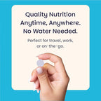 EZ Melts Calcium & Magnesium - Daily Supplement for Heart, Bone, Immune & Brain Health - with Vitamin D3 - Non-GMO & Vegan - Strawberry Smoothie - 120 Dissolvable Tablets (60 Servings)
