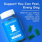 BEARVANA Peach Support Women’s Multivitamin Gummies | Herbal & Vitamin Gummy Supplement for Daily Wellness | Berry Flavor | 60 Gummies