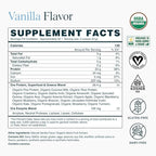 Ora Organic Plant-Based Protein Powder - 23g Protein for Women and Men - Vanilla Flavor 20 Servings, Vegan, Clean Protein, Third-Party Tested, Gluten-Free - 20 Servings