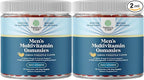 Men's Multivitamins Gummies with Superfood Complex - Daily Multivitamin for Men with CoQ10 and Ashwagandha for Energy and Immunity - Vegetarian Adult Multivitamin Gummies for Men 90 Count (Pack of 2)